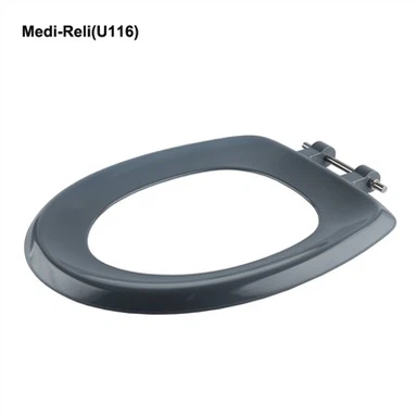 Gri Klozet Kapağı Yuvarlak