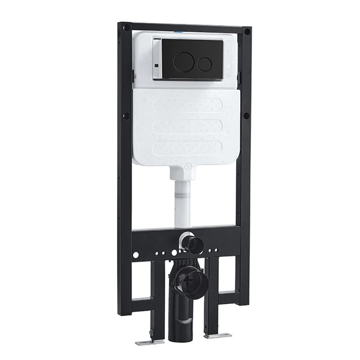 concealed cistern with flush plate